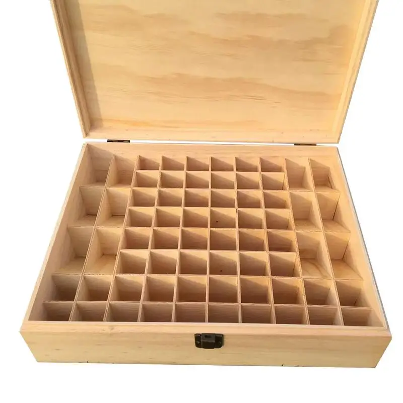 68 Grid Wooden Essential Oil Box Wooden Essential Oil Storage Box Solid Wood Gift Box Multi-Square Essential Oil Box
68 Grid Wooden Essential Oil Box Wooden Essential Oil Storage Box Solid Wood Gift Box Multi-Square Essential Oil Box