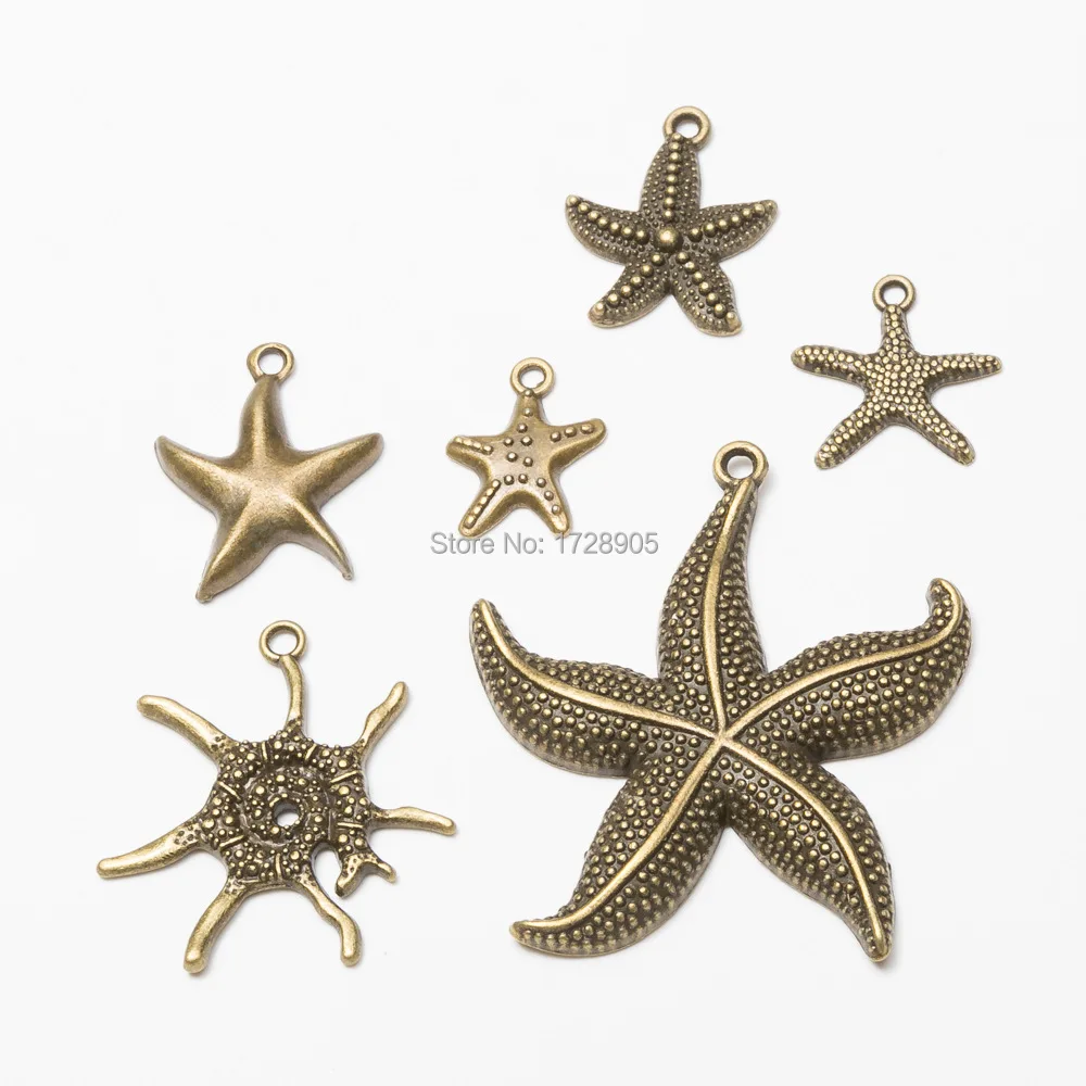 Starfish retro hollow pendant fashion pendant all kinds of DIY jewelry necklace bracelet craft jewelry custom 10PCS
Starfish retro hollow pendant fashion pendant all kinds of DIY jewelry necklace bracelet craft jewelry custom 10PCS