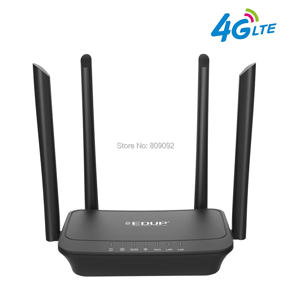 Фото Беспроводной Wi Fi роутер 300 Мбит/с 802.11b/G/n 4G LTE FDD мобильные роутеры CPE со слотом для SIM