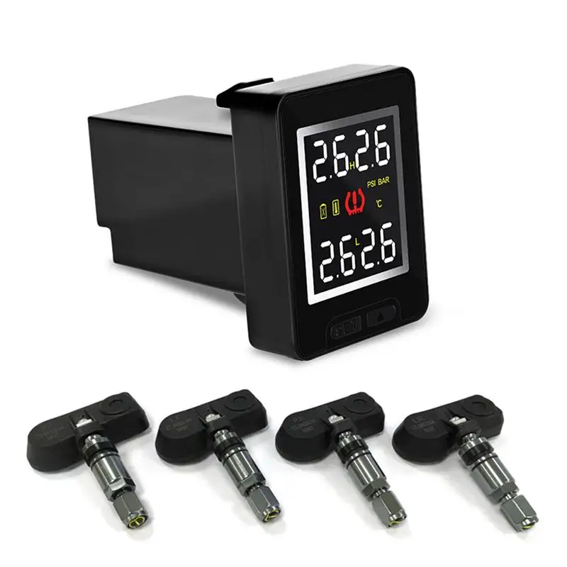 Waterproof Car Wireless Tire Pressure Monitoring System 4 Internal Anti-theft Sensors LCD Real-time TPMS For Toyota Land Cruise
Waterproof Car Wireless Tire Pressure Monitoring System 4 Internal Anti-theft Sensors LCD Real-time TPMS For Toyota Land Cruise