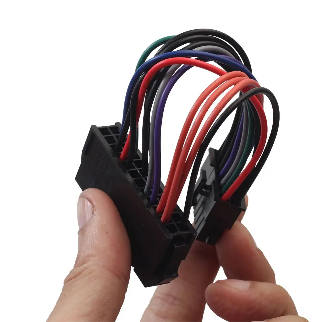 15 см Кабель питания Шнур 18AWG провод ATX 24 pin к 14 кабель адаптера для Lenovo IBM Dell Q77 B75 A75 Q75