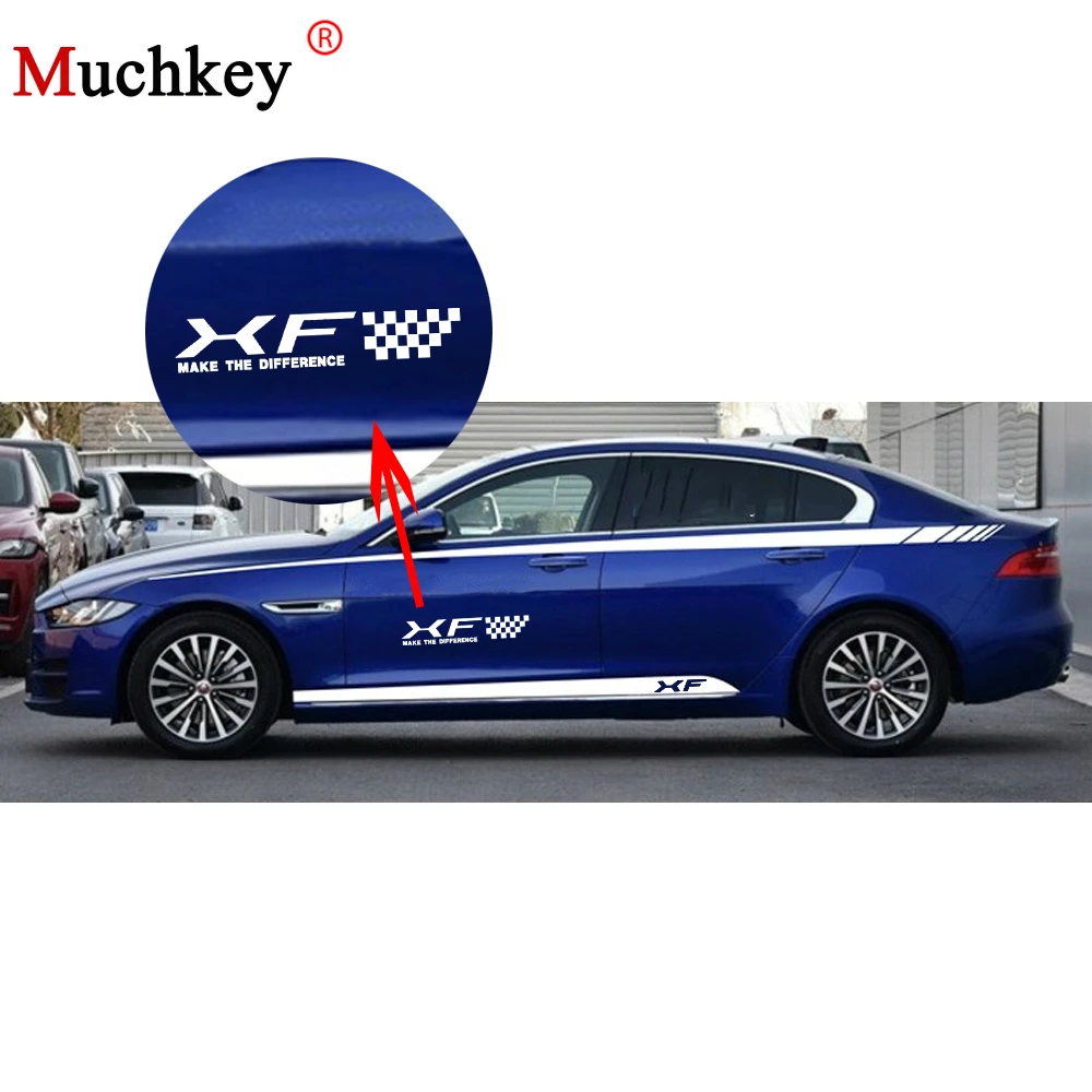Car-styling Sticker For Jaguar XF Car Side Body Decal Sticker for Hatchback Sedan SUV Decals DIY Car Decoration 280cm
Car-styling Sticker For Jaguar XF Car Side Body Decal Sticker for Hatchback Sedan SUV Decals DIY Car Decoration 280cm