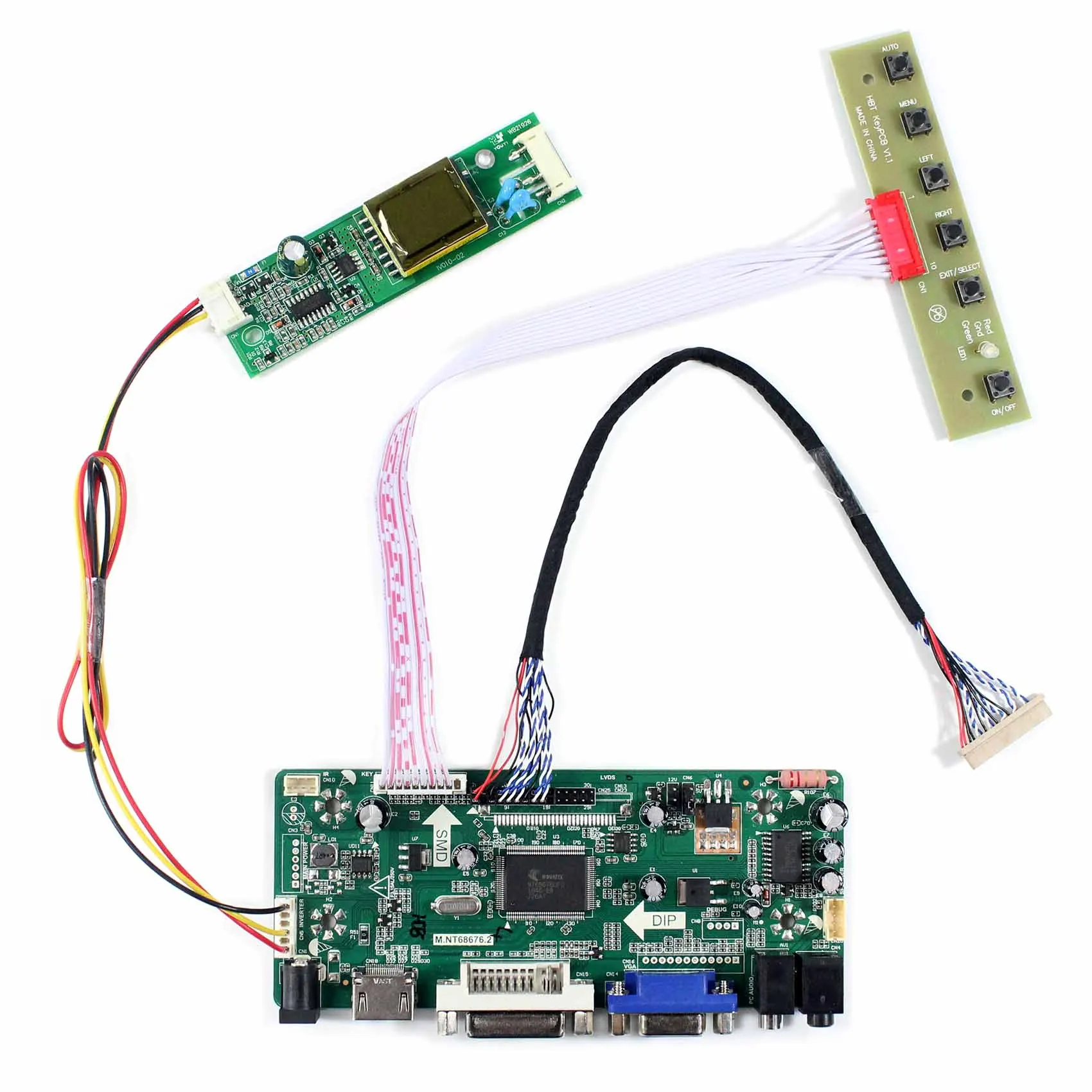 HD MI DVI VGA AUDIO LCD Board work for 20pis lvds 15.3inch 1280x768 LTA153W2-L01 NL12876BC26-22F NL12876BC26-22D
HD MI DVI VGA AUDIO LCD Board work for 20pis lvds 15.3inch 1280x768 LTA153W2-L01 NL12876BC26-22F NL12876BC26-22D