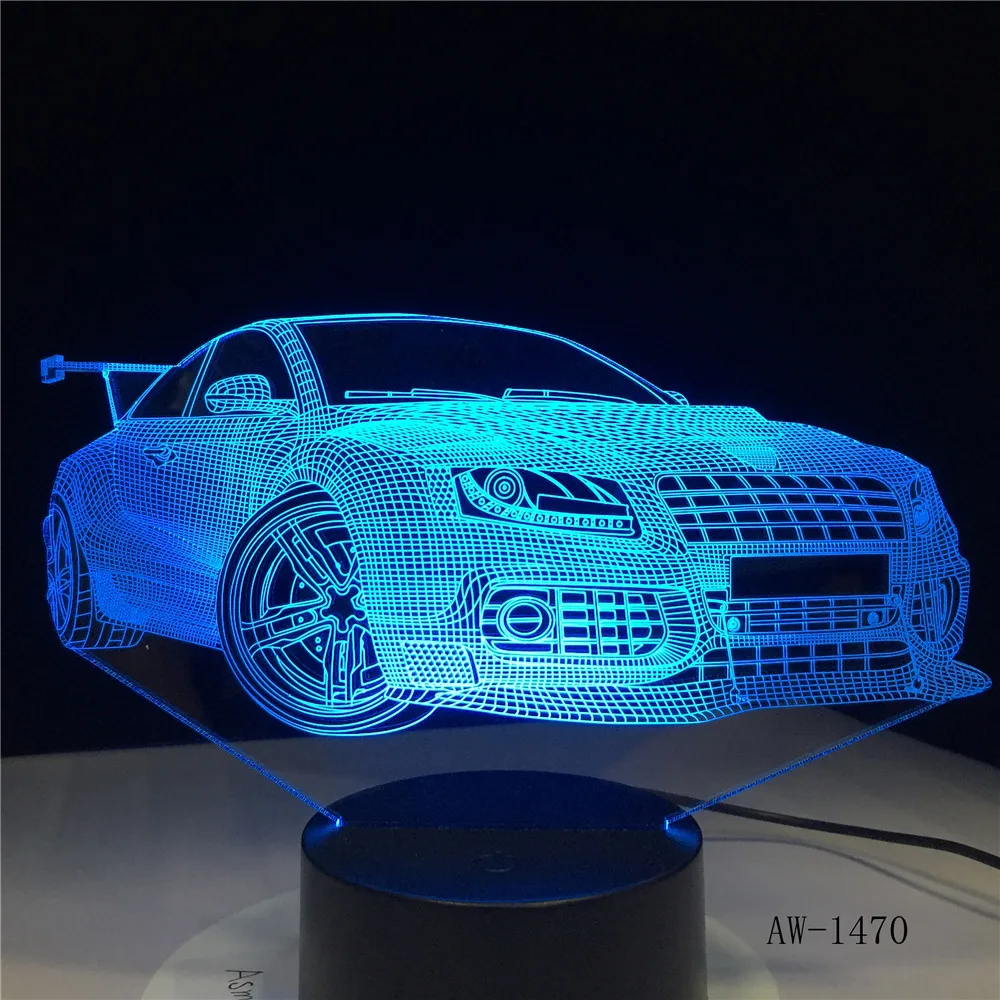 Акриловый дизайн спортивного автомобиля, 3d подарочная лампа, светодиодный цветной яркий сенсорный пульт дистанционного управления, Usb 3d ночник, 7 цветов, меняющий цвет Детский Светильник
Акриловый дизайн спортивного автомобиля, 3d подарочная лампа, светодиодный цветной яркий сенсорный пульт дистанционного управления, Usb 3d ночник, 7 цветов, меняющий цвет Детский Светильник