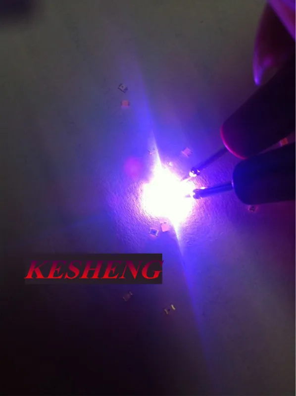 1000PCS/1206 purple/uv smd super bright lamp lights-emitting diodes 390-410NM 3..2*1.6*0.8MM SMD 1206 LED DIODES | Освещение