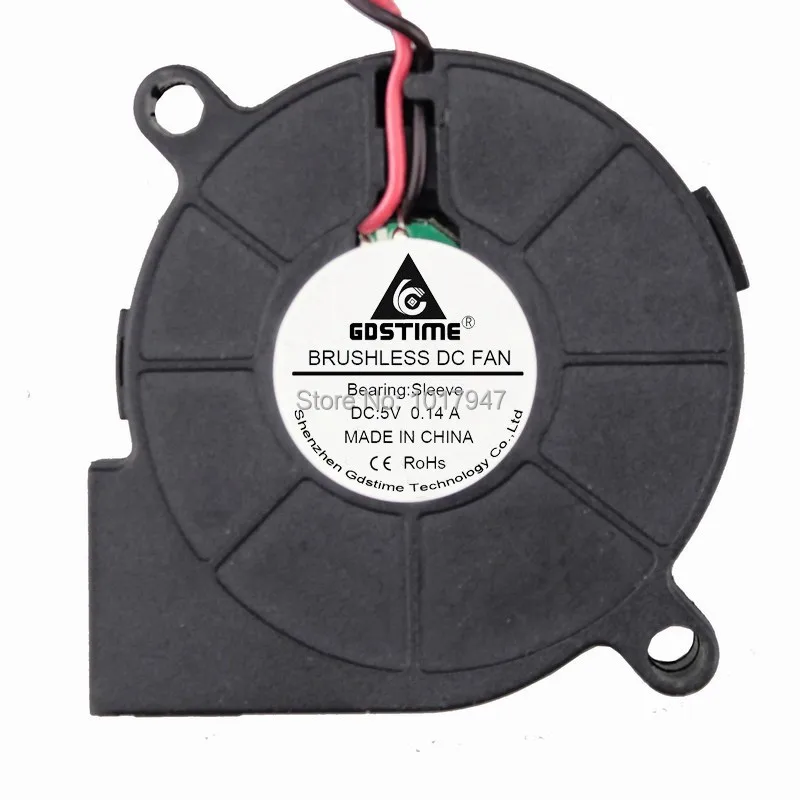 100 Pieces lot Brushless DC Cooling Blower Fan 5V 2Pin 50mm 5015 50mm x 15mm 5cm
100 Pieces lot Brushless DC Cooling Blower Fan 5V 2Pin 50mm 5015 50mm x 15mm 5cm