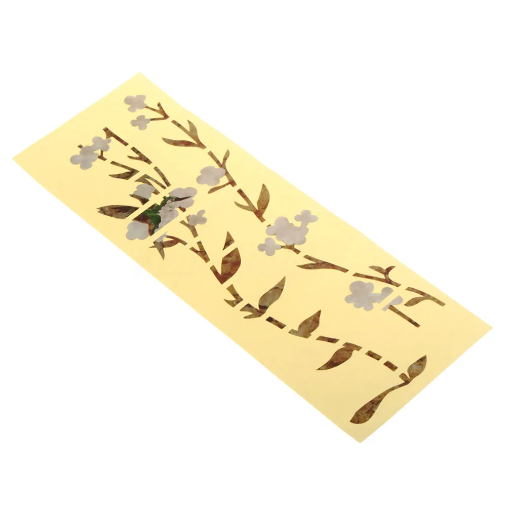 FSTE-Guitar Bass Inlay Sticker Fretboard Marker Flowers Grass and Bird Decal Thin
FSTE-Guitar Bass Inlay Sticker Fretboard Marker Flowers Grass and Bird Decal Thin