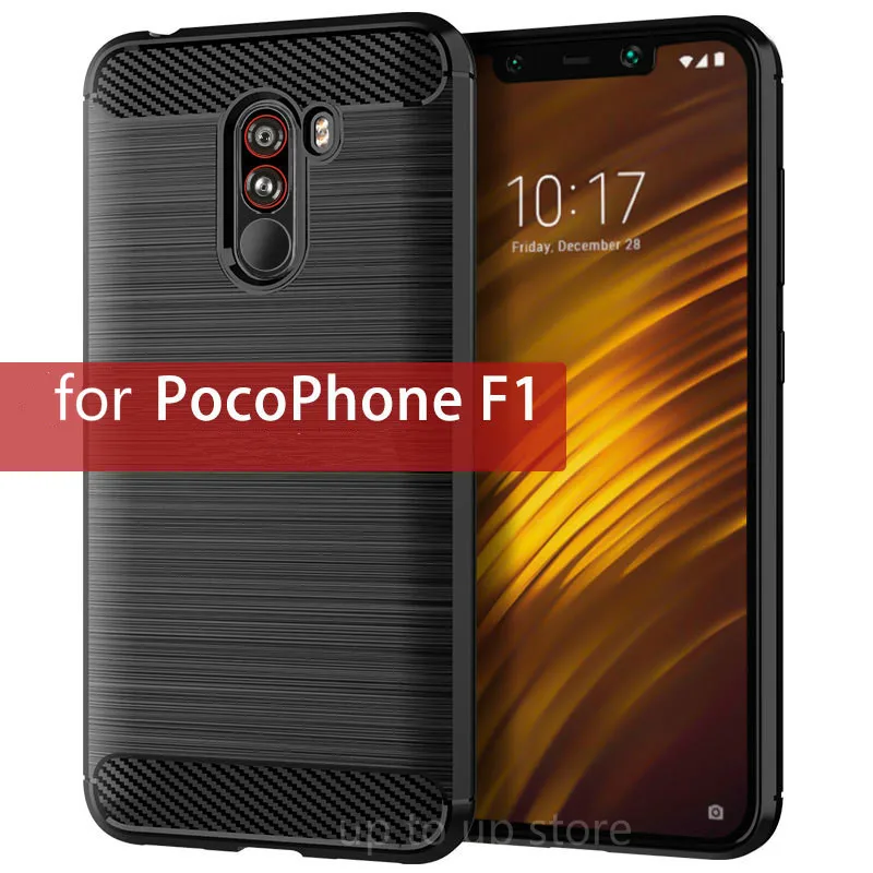 For Xiaomi Pocophone F1 Case Shockproof Carbon Fiber Soft Silicone Case for Xiaomi Pocophone F1 Poco F1 Protective Cover Bumper
For Xiaomi Pocophone F1 Case Shockproof Carbon Fiber Soft Silicone Case for Xiaomi Pocophone F1 Poco F1 Protective Cover Bumper
