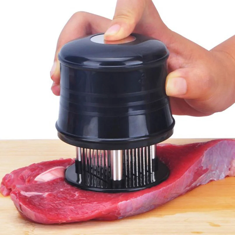 7.2*10cm Meat Tenderizers 56 Stainless Steel Blades Plastic Abs Cover Safety Lockplastic Lid Sharp Blades Steak Beef Tender
7.2*10cm Meat Tenderizers 56 Stainless Steel Blades Plastic Abs Cover Safety Lockplastic Lid Sharp Blades Steak Beef Tender