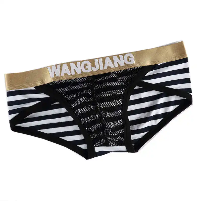 9Pcs/Lot Men's Soft Underwear Striped Bulge Pouch Briefs Sexy Males Fishnet Mesh Underwear Underpants Breathable Panties Briefs
9Pcs/Lot Men's Soft Underwear Striped Bulge Pouch Briefs Sexy Males Fishnet Mesh Underwear Underpants Breathable Panties Briefs