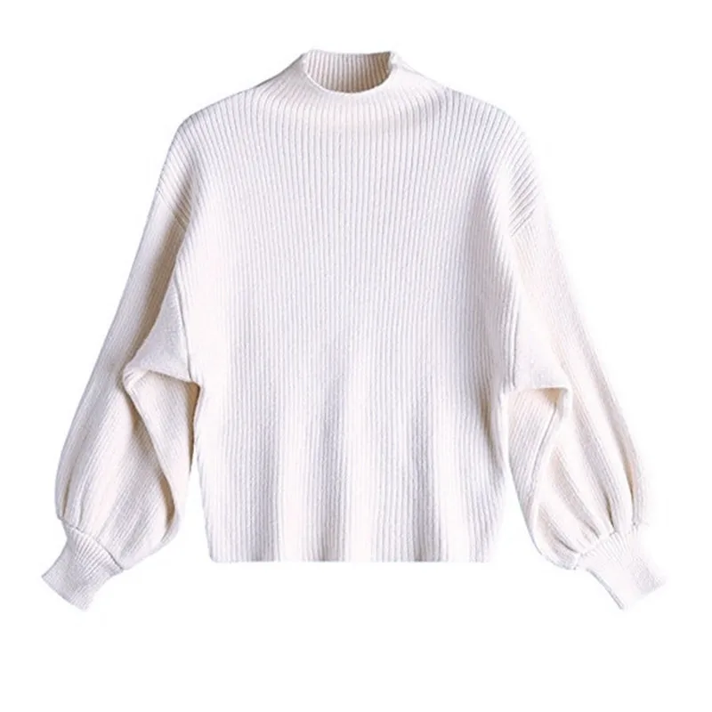 Korea Fashion Batwing sleeve Sweater Solid Color bubble Cuff Knitting women Pullover Kardigany Damskie ey*
Korea Fashion Batwing sleeve Sweater Solid Color bubble Cuff Knitting women Pullover Kardigany Damskie ey*