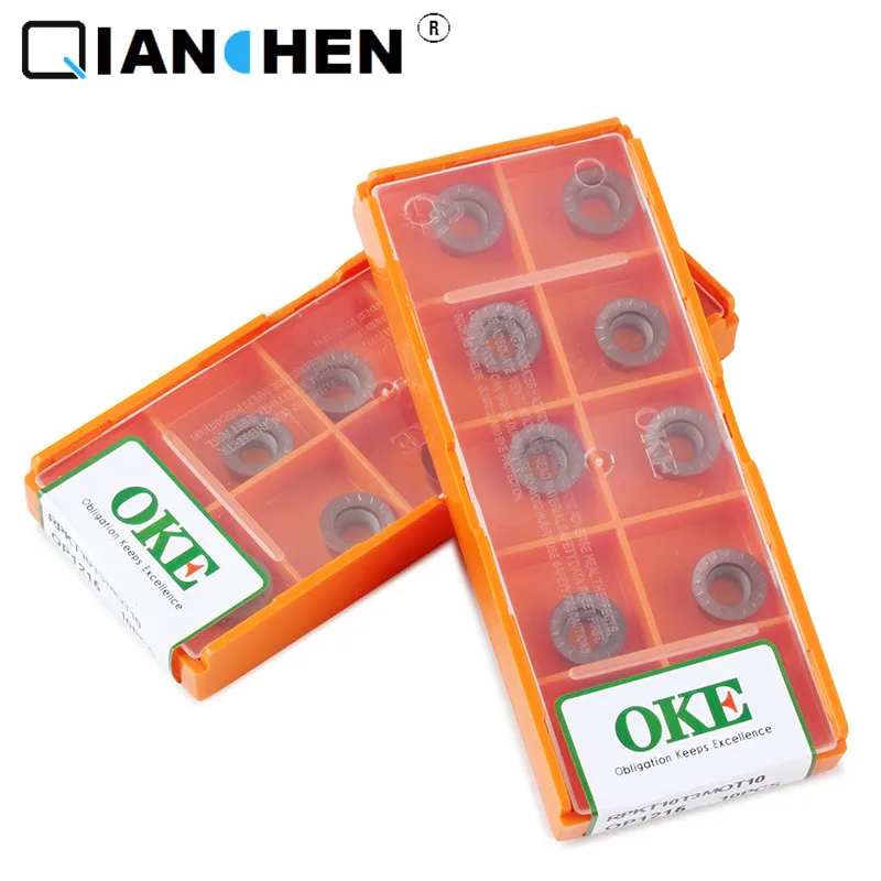 Original quality OKE 10pcs/lot high precision high performance high strength CNC RPKT10T3MOT10 OP1215 industry carbide inserts
Original quality OKE 10pcs/lot high precision high performance high strength CNC RPKT10T3MOT10 OP1215 industry carbide inserts