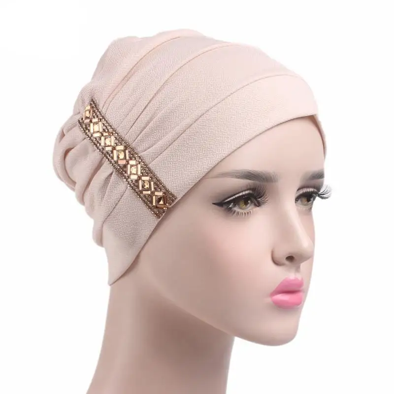 Muslim Women Bonnet Hat Indian Cap Cancer Chemo Cap Islamic Beanie Skullies Baggy Head Wrap Turban Pleated Hair Loss Arab Covers
Muslim Women Bonnet Hat Indian Cap Cancer Chemo Cap Islamic Beanie Skullies Baggy Head Wrap Turban Pleated Hair Loss Arab Covers