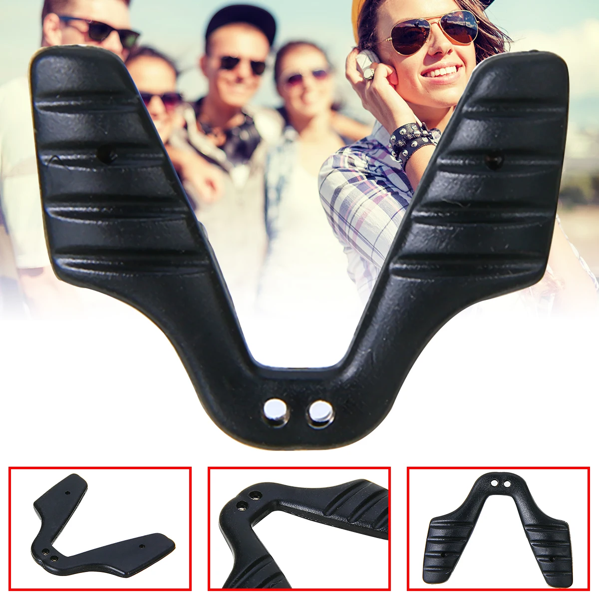 Mayitr 1pc Black Anti-Slip Silicone Nose Pads Anti-Slip Useful Soft Stick On Nose Pads For Eyeglass Sunglasses Glasses
Mayitr 1pc Black Anti-Slip Silicone Nose Pads Anti-Slip Useful Soft Stick On Nose Pads For Eyeglass Sunglasses Glasses