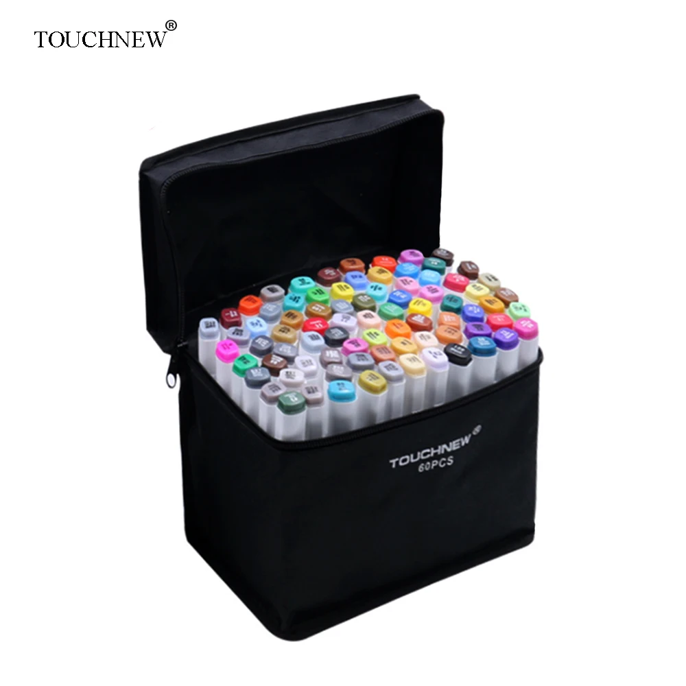 TOUCHNEW T6 Dual brush oil alcohol based 168 Color set sketch markers dibujo manga rotuladores colores pen art supplies
TOUCHNEW T6 Dual brush oil alcohol based 168 Color set sketch markers dibujo manga rotuladores colores pen art supplies