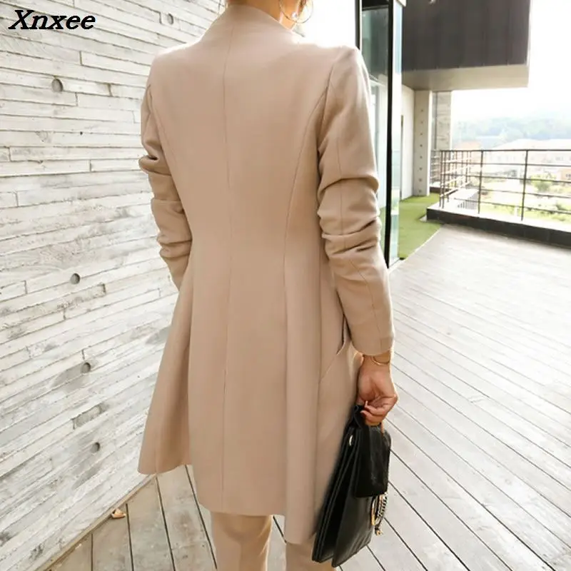 Pant suits women blazers set office lady formal business suits work wear uniform sets long style elegant slim blazer coat Xnxee
Pant suits women blazers set office lady formal business suits work wear uniform sets long style elegant slim blazer coat Xnxee