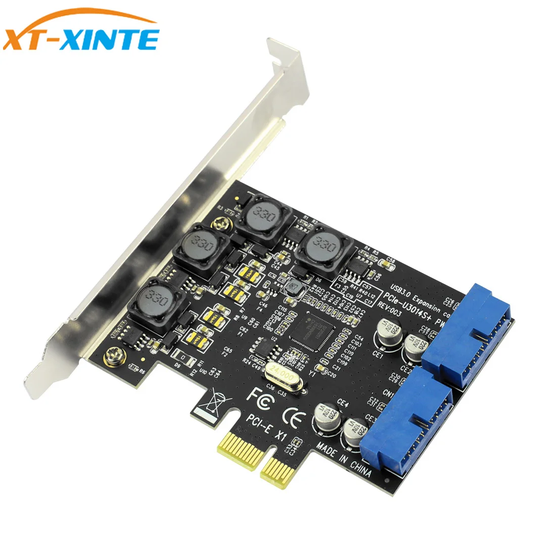 Плата расширения USB3.0 PCI-E PCI Express X1, фронтальная 5 лампочек, USB 3,0, хаб 19PIN, адаптер контроллера интерфейса 120x69x90 мм для настольного ПК
Плата расширения USB3.0 PCI-E PCI Express X1, фронтальная 5 лампочек, USB 3,0, хаб 19PIN, адаптер контроллера интерфейса 120x69x90 мм для настольного ПК