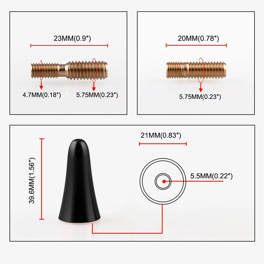 Car Styling Roof Antenna Enhanced Signal aluminium Screw Metal Short Stubby Mast Antenna for VF Holden
Car Styling Roof Antenna Enhanced Signal aluminium Screw Metal Short Stubby Mast Antenna for VF Holden