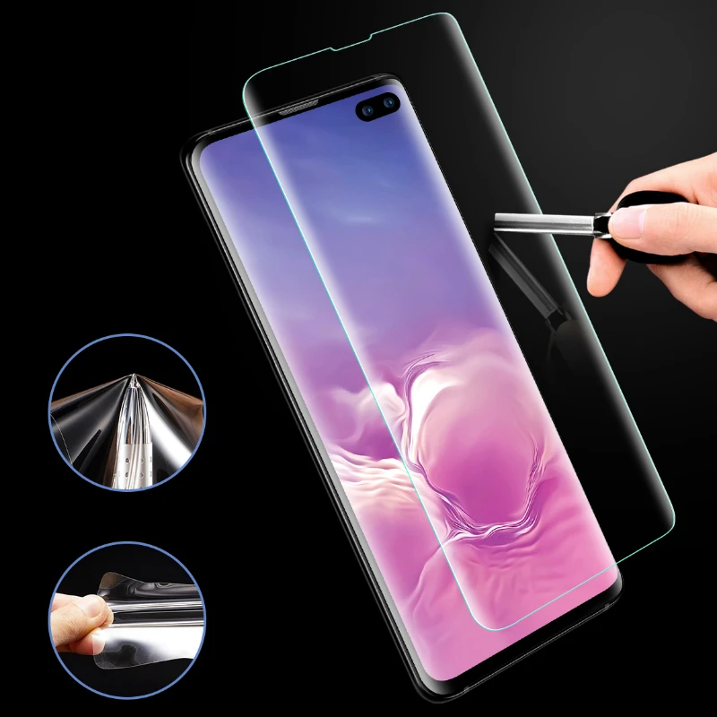 3D ПЭТ пленка для Samsung Galaxy S10 5G S10Plus S10E S9 S8 Plus S7 S6edge Note9/8 Защитная экрана прозрачное