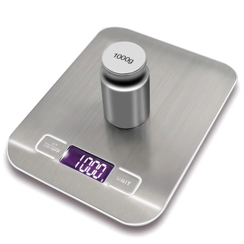 11BL/5000g Electronic Kitchen Scale Digital Food Scale Stainless Steel Weighing Scale LCD High Precision Measuring Tools
11BL/5000g Electronic Kitchen Scale Digital Food Scale Stainless Steel Weighing Scale LCD High Precision Measuring Tools