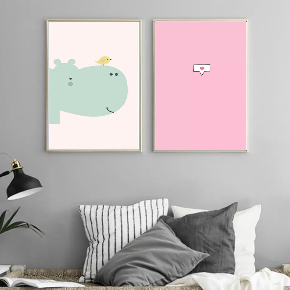 Animal Love Nursery Kids Artwork Posters and Prints Canvas Art Painting Wall Pictures For Living Room Home Decorative No Frame
Animal Love Nursery Kids Artwork Posters and Prints Canvas Art Painting Wall Pictures For Living Room Home Decorative No Frame