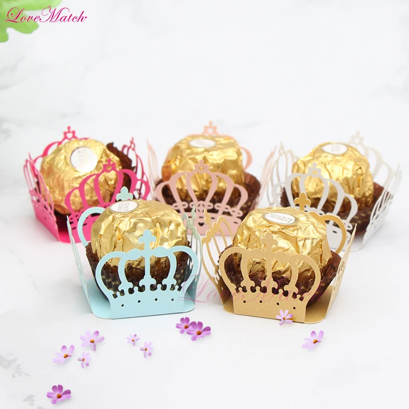 50pcs/lot Laser Cut Crown Heart Candy Bar Box Kid Birthday Party Chocolate Bar Wedding Baby Shower Party Candy Box Wedding Favor
50pcs/lot Laser Cut Crown Heart Candy Bar Box Kid Birthday Party Chocolate Bar Wedding Baby Shower Party Candy Box Wedding Favor