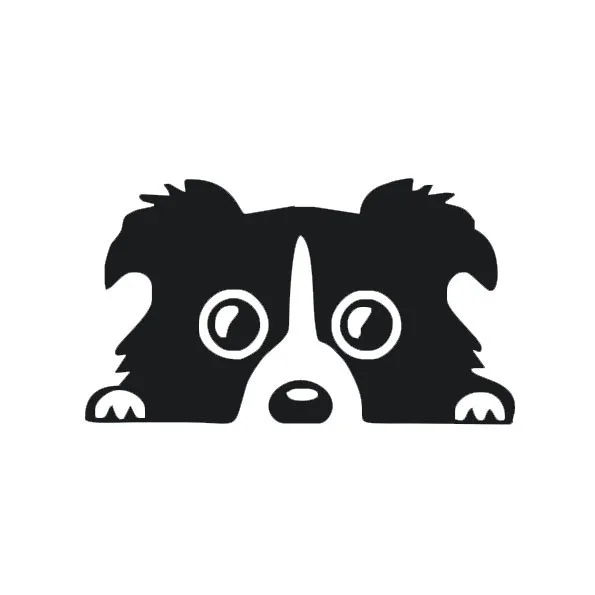 Creative Auto High Quality Style Cartoon Dog Pattern Sticker Reflective Personality Car Stickers Vinyl Car-styling Waterproof | Автомобили