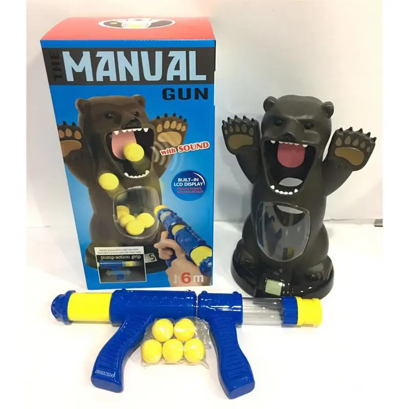 Air Powered Boy Safety Soft Bullet Child Toy Electronic Game Target Bullet Toy Indoor Bears Shooting Game Kids
Air Powered Boy Safety Soft Bullet Child Toy Electronic Game Target Bullet Toy Indoor Bears Shooting Game Kids