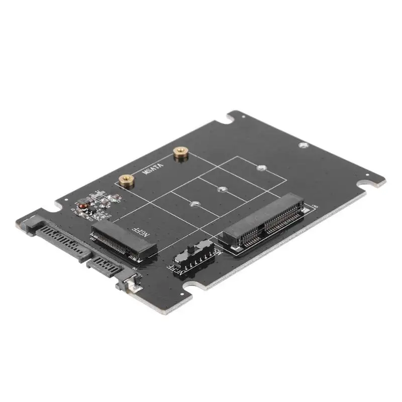 Конвертер/адаптер 2 в 1 mSATA SATA NGFF(M.2) SATA3 твердотельный диск с поддержкой mSATA/M.2 NGFF SSD