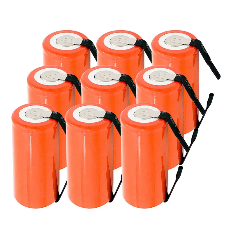 10PCS 2800mAh battery Sub C SC Rechargeable Batteries 1.2V 2800mAh NI-CD Batteries With PCB For Electronic Tools Free Shipping
10PCS 2800mAh battery Sub C SC Rechargeable Batteries 1.2V 2800mAh NI-CD Batteries With PCB For Electronic Tools Free Shipping