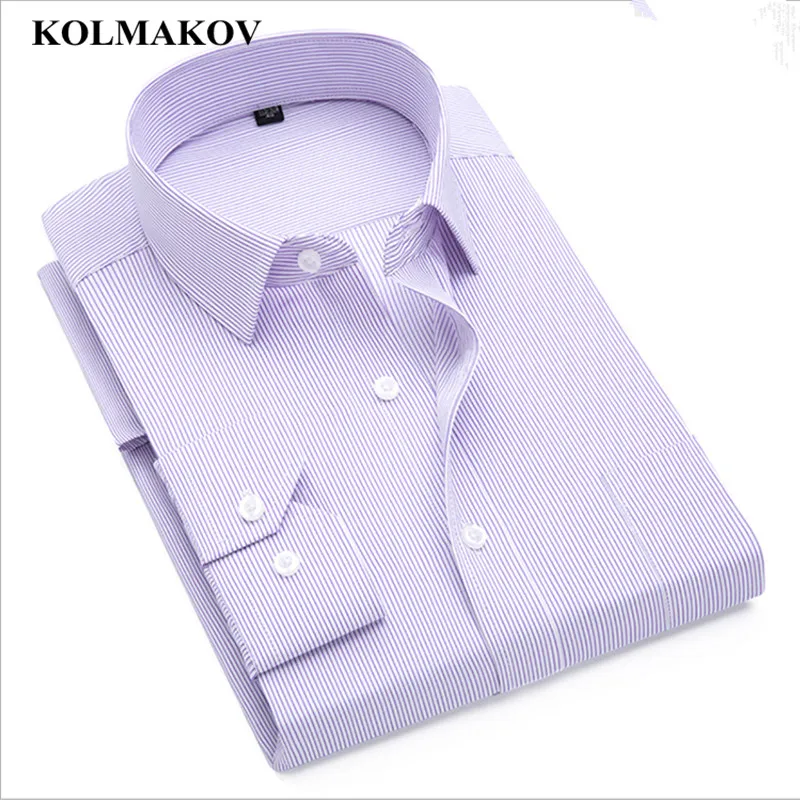 KOLMAKOV New Men's Striped Shirts Cotton Men Shirt Homme Business Mens Classic Chemise Social Dress Top Quality Shirts Men S-5XL
KOLMAKOV New Men's Striped Shirts Cotton Men Shirt Homme Business Mens Classic Chemise Social Dress Top Quality Shirts Men S-5XL
