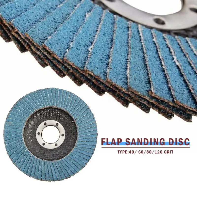 10pcs Professional Flap Discs 115mm 4.5 Sanding Discs 40/60/80/120 Grit Grinding Wheels Blades Angle Grinder
10pcs Professional Flap Discs 115mm 4.5 Sanding Discs 40/60/80/120 Grit Grinding Wheels Blades Angle Grinder