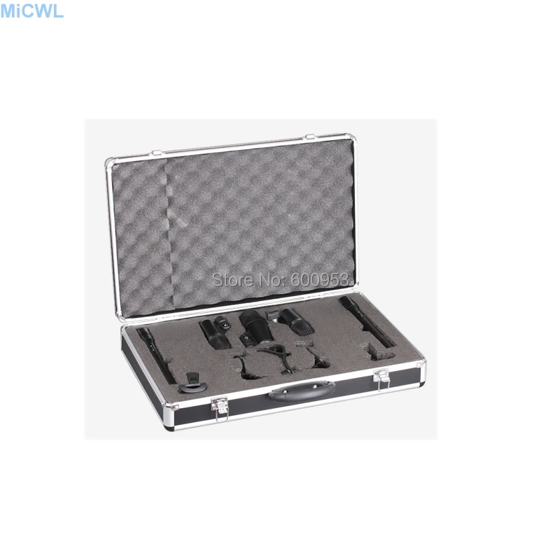 5pcs Set Big Bass drum 2 small Snare drum Dynamic 2 Condenser Microphone Cardioid Music instrument recording Microphones Mic
5pcs Set Big Bass drum 2 small Snare drum Dynamic 2 Condenser Microphone Cardioid Music instrument recording Microphones Mic