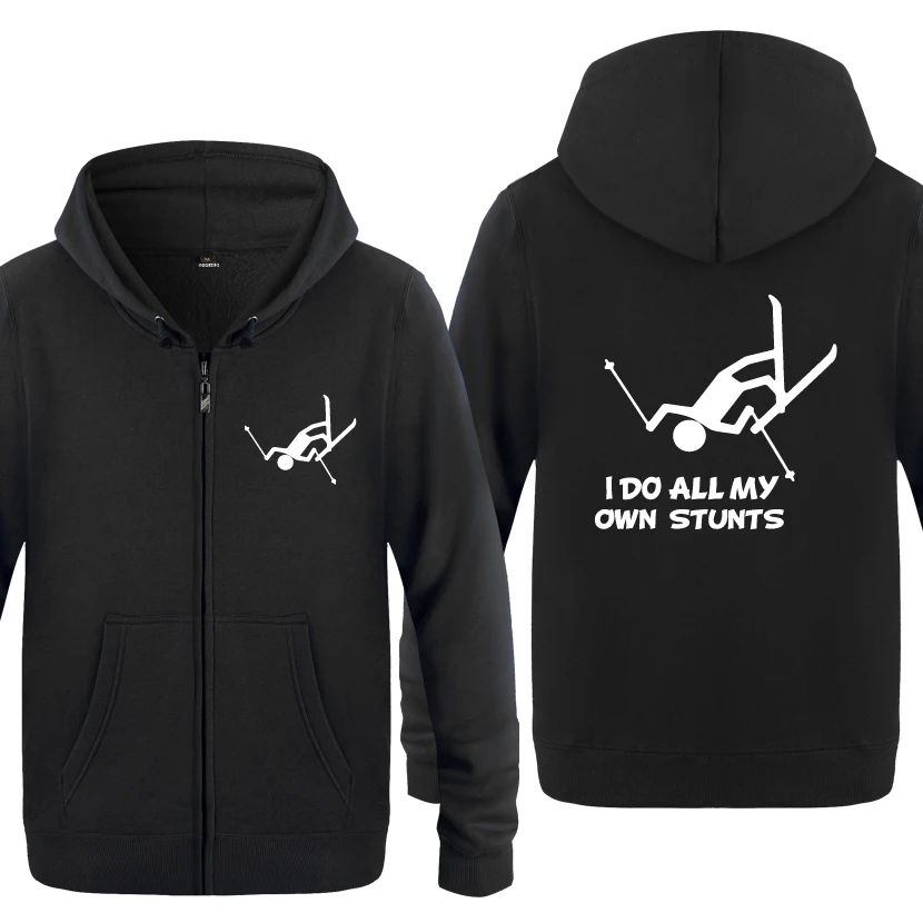 I do All My Own Stunts - Skiing Hoodies Men 2018 Men's Fleece Zipper Cardigans Hooded Sweatshirts
I do All My Own Stunts - Skiing Hoodies Men 2018 Men's Fleece Zipper Cardigans Hooded Sweatshirts