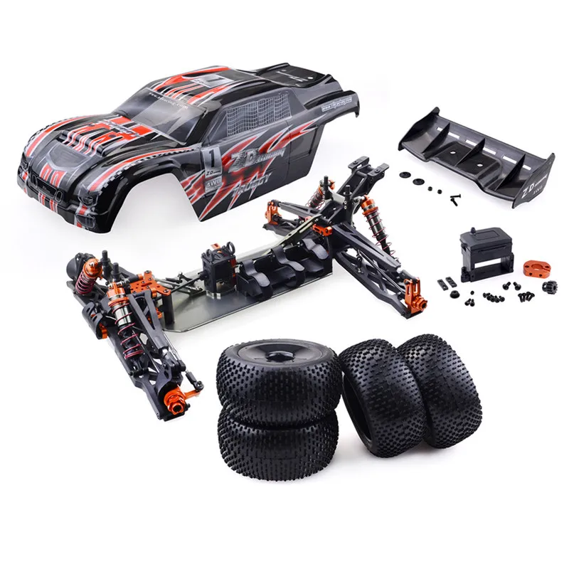 ZD Racing 9021V3 1/8 110 км/ч 4WD бесщеточная рама DIY Rc автомобильный комплект без электронных