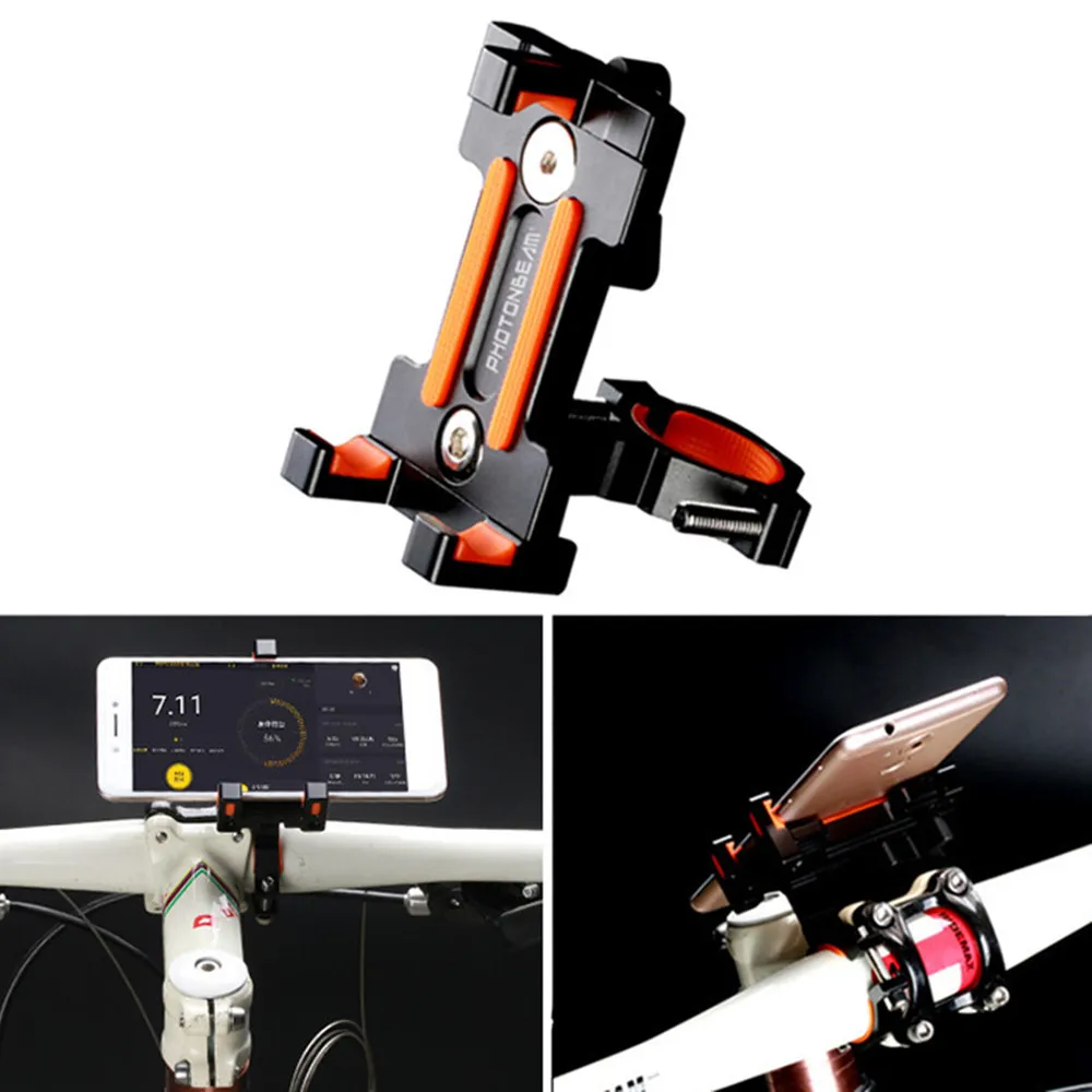 Держатель для телефона LEADBIKE LD32 из алюминиевого сплава с поворотом на 90 градусов