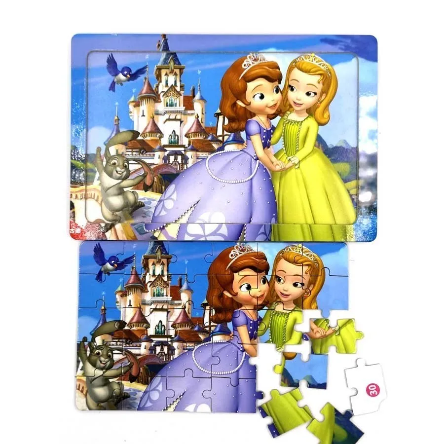 Disney Frozen Mickey Minnie Sofia Mermaid Duck Puzzle 9pcs /16pcs Learning Educational Interesting Wooden Toys For Children
Disney Frozen Mickey Minnie Sofia Mermaid Duck Puzzle 9pcs /16pcs Learning Educational Interesting Wooden Toys For Children