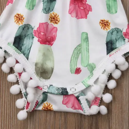 Летняя одежда с короткими рукавами для новорожденных и маленьких девочек милый