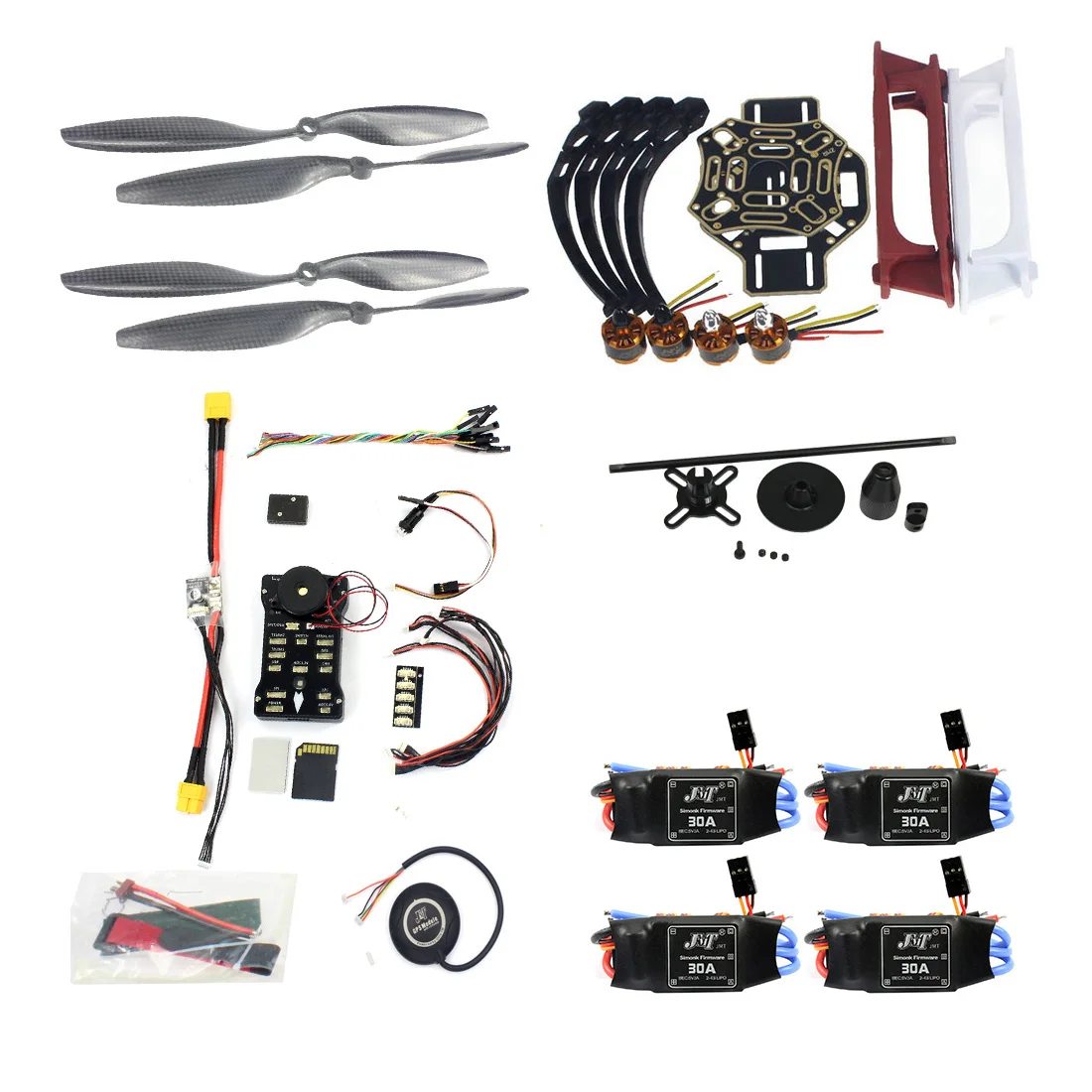 F02192-AD DIY FPV Drone Quadcopter 4-axle Aircraft Kit F450 450 Frame PXI PX4 Flight Control 920KV Motor GPS 1043 Propes 30A ESC
F02192-AD DIY FPV Drone Quadcopter 4-axle Aircraft Kit F450 450 Frame PXI PX4 Flight Control 920KV Motor GPS 1043 Propes 30A ESC
