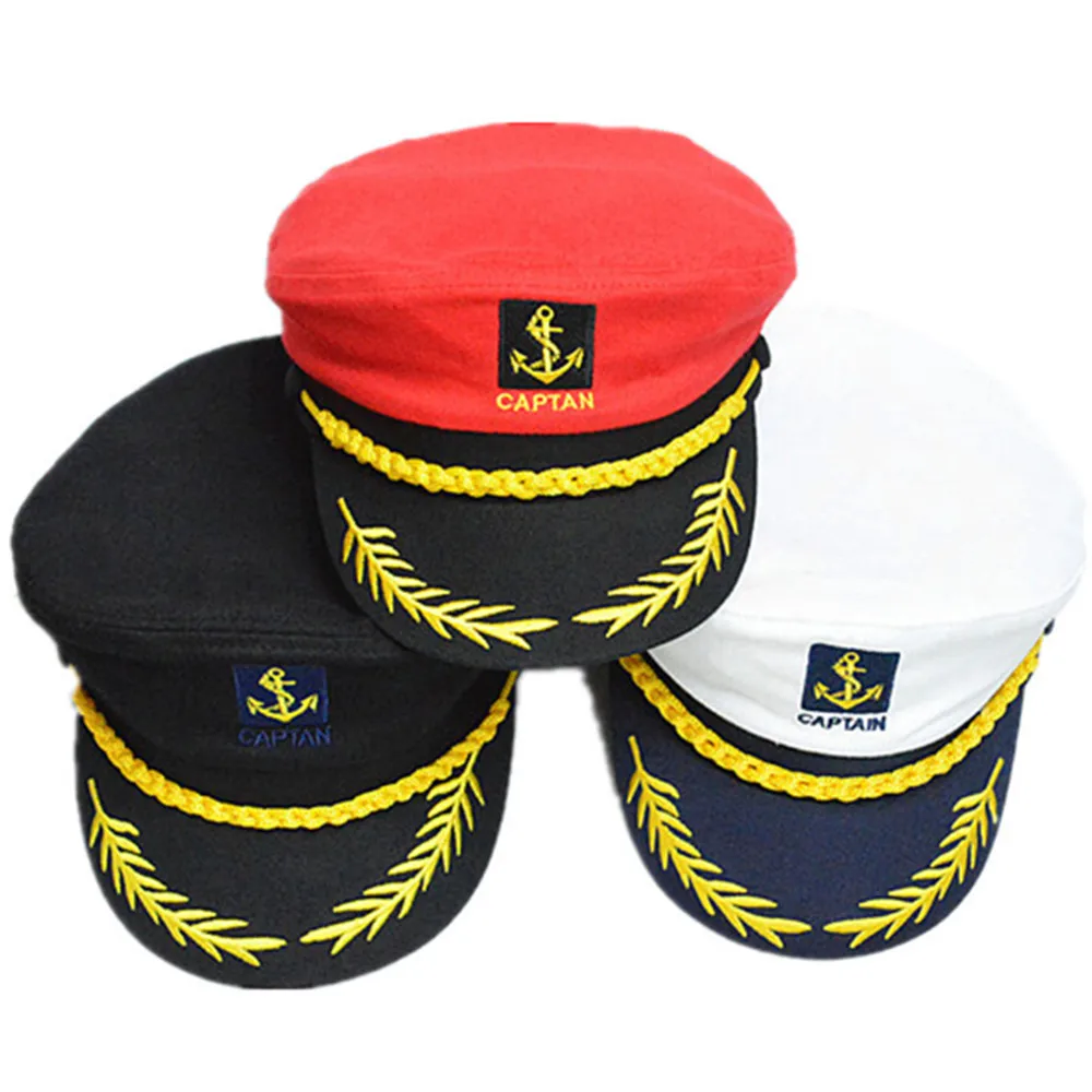Adult Yacht Military Hats Boat Skipper Ship Sailor Captain Costume Hat adjustable Cap Navy Marine Admiral for Men Women
Adult Yacht Military Hats Boat Skipper Ship Sailor Captain Costume Hat adjustable Cap Navy Marine Admiral for Men Women