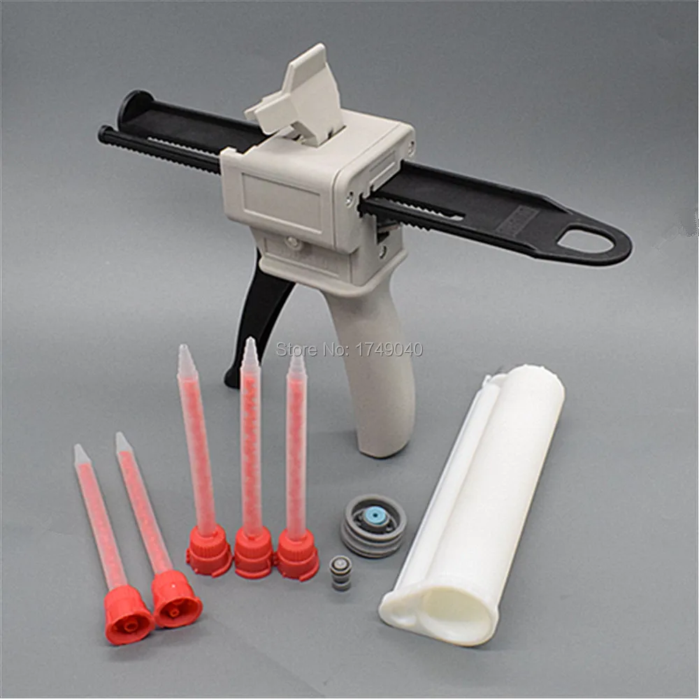 75ml 10:1 AB Glue Gun Adhensive Caulking Gun Dispenser with 75ml 10:1 Empty Dual-Barrel Cartridge 10:1 AB Static Mixing Nozzle
75ml 10:1 AB Glue Gun Adhensive Caulking Gun Dispenser with 75ml 10:1 Empty Dual-Barrel Cartridge 10:1 AB Static Mixing Nozzle