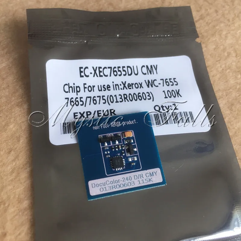 Чип для барабанного блока 100X CMY для Xerox DocuColor 240 242 250 252 260 252 DC 260 Workcentre 7655 7665 7675 7755 7765 7775 013R00603
Чип для барабанного блока 100X CMY для Xerox DocuColor 240 242 250 252 260 252 DC 260 Workcentre 7655 7665 7675 7755 7765 7775 013R00603