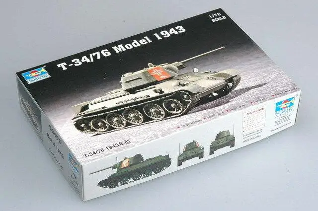 Trumpeter 1/72 07208 T-34/76 модель 1943 | Игрушки и хобби