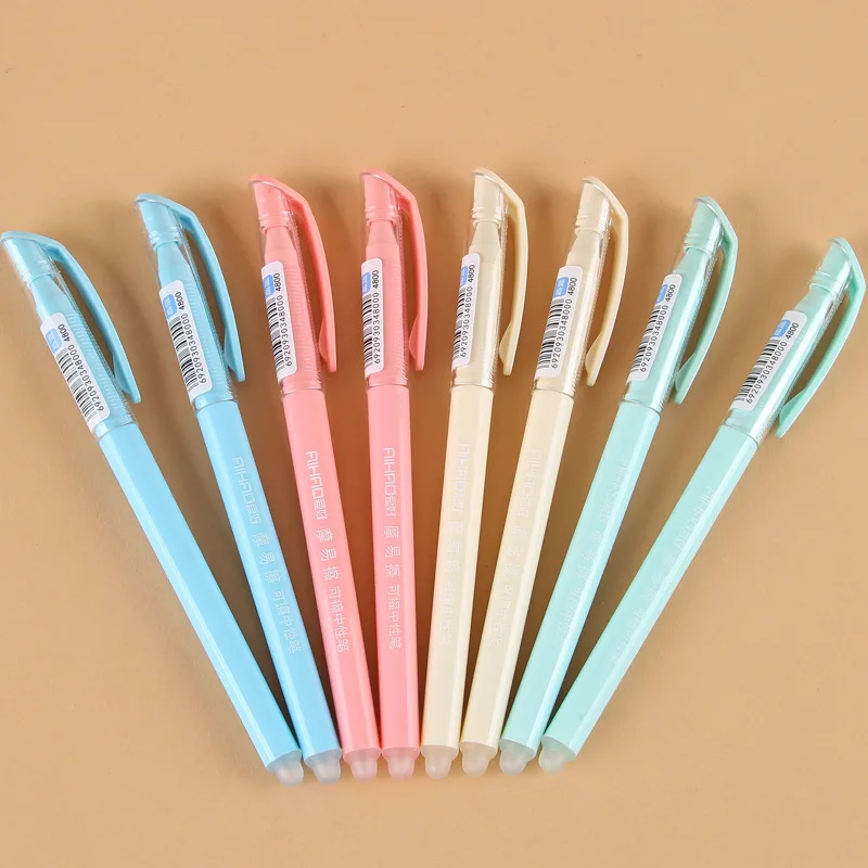 12 Pcs/Set Erasable Lovely Sweet w54 Children For Student School Creative Cute 0.5mm Gel Pen |