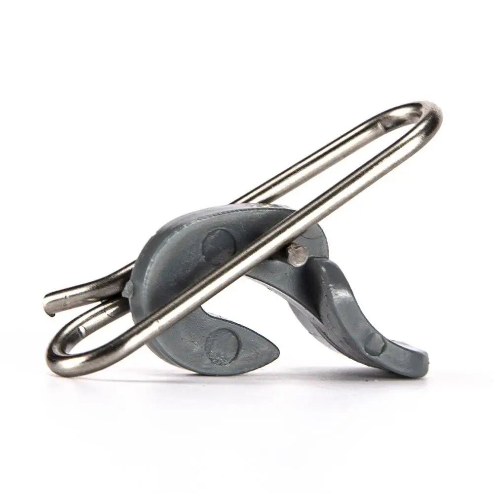 10 PCS Fishing Bait Clip Strong Nice Swivels Lock Snaps Accessories | Спорт и развлечения