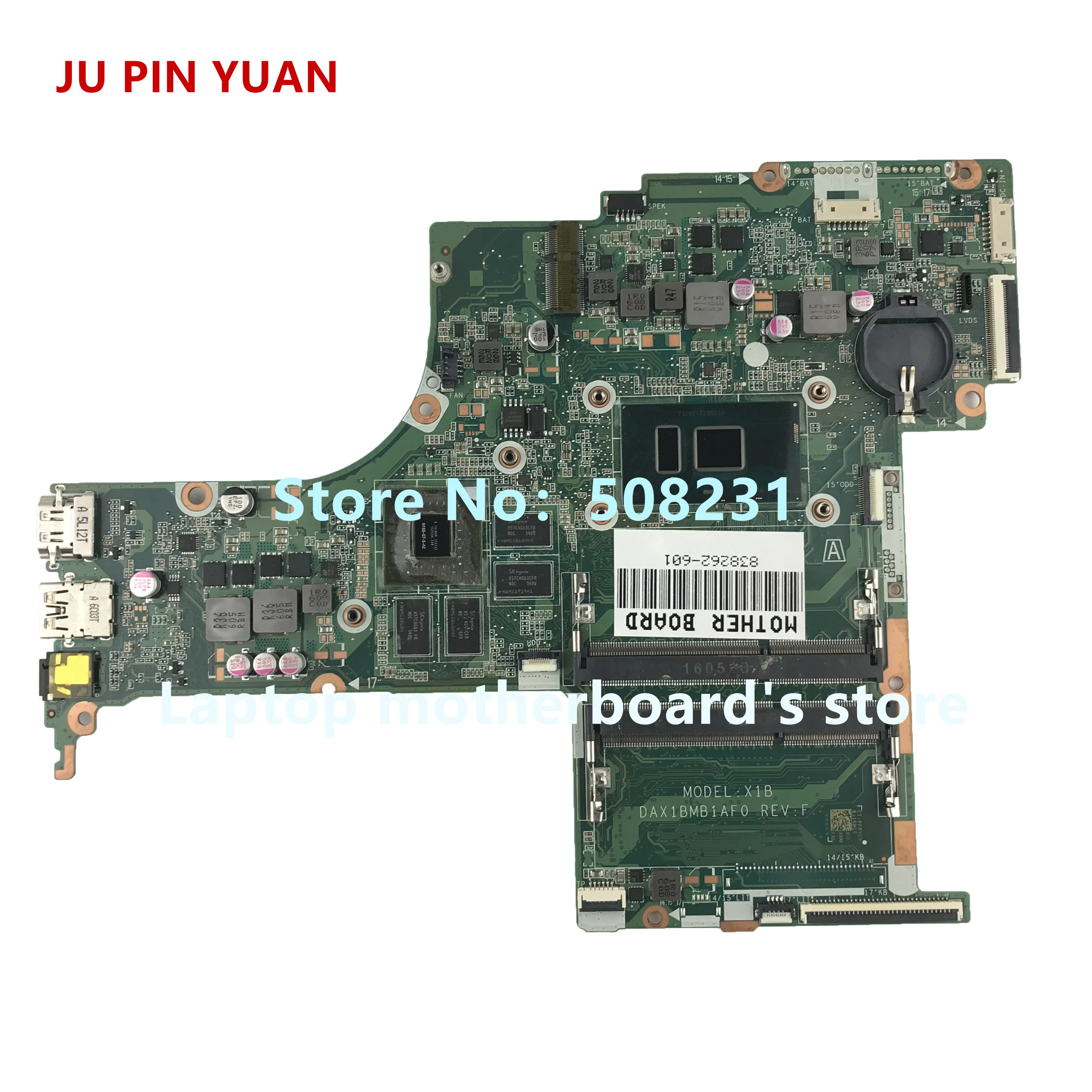838262-601 838262-001 DAX1BMB1AF0 для ноутбука HP Pavilion 17-G 17T-G 17-S 17-S013CA, материнская плата 940M 4 Гб
838262-601 838262-001 DAX1BMB1AF0 для ноутбука HP Pavilion 17-G 17T-G 17-S 17-S013CA, материнская плата 940M 4 Гб
