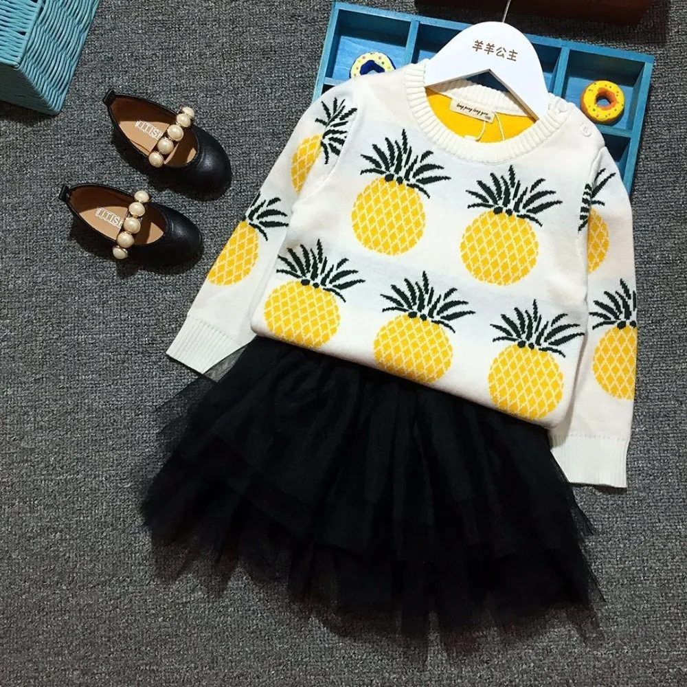 Kids Sweaters Cute Pineapple Print Knitted Pullover 1-5 Y Baby Boys Girls Fashion Sweater Cotton Warm Winter Clothes For Child
Kids Sweaters Cute Pineapple Print Knitted Pullover 1-5 Y Baby Boys Girls Fashion Sweater Cotton Warm Winter Clothes For Child