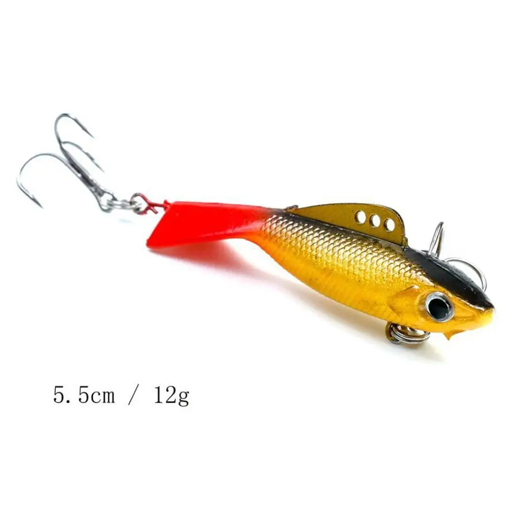 Fish Shape Jig Fishing Bait Lure 6.5cm Made of steel material strong and sharp hooks. 5.5cm Hooks 3 Pond River | Спорт и развлечения