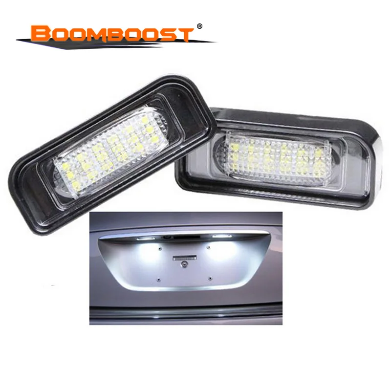 

Car LED License Plate Lights For Mercedes W220 S-Class 99-05 Benz Accessories SMD3528 LED Number Plate Lamp Bulb Kit 12V