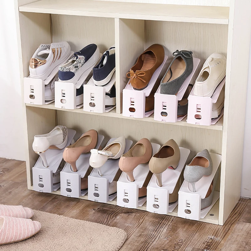 Plastic Adjustable Shoes Storage Shelves Racks Footwear Organizer Holder Cabinet Home Organization Accessories Supplies Items
Plastic Adjustable Shoes Storage Shelves Racks Footwear Organizer Holder Cabinet Home Organization Accessories Supplies Items